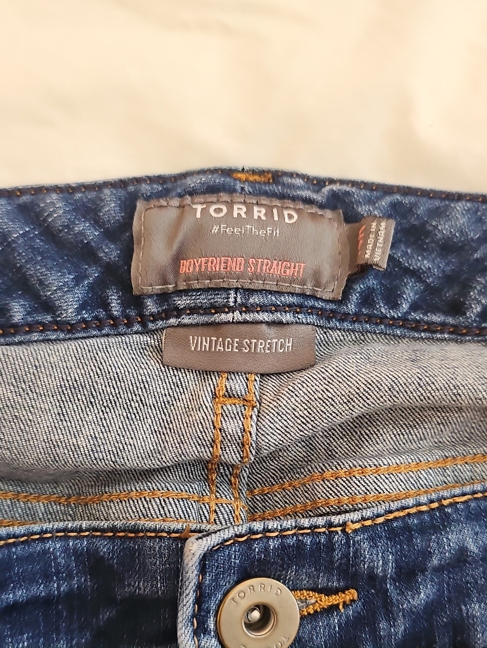 torrid Medium Blue Boyfriend Straight Jeans